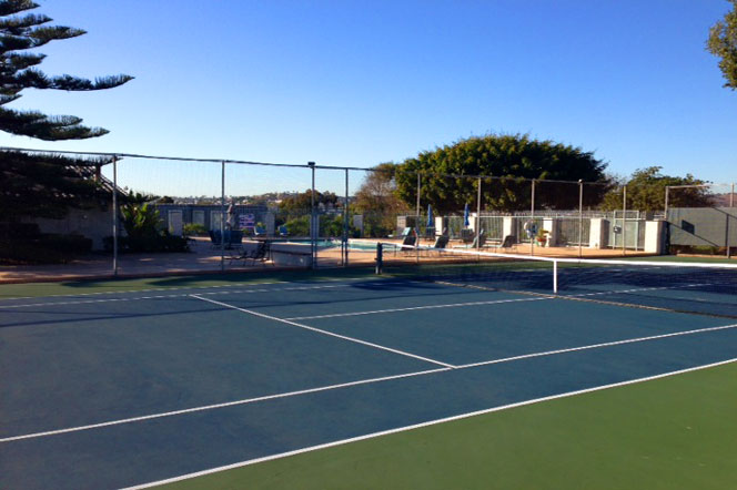 Dana Bluffs Community Pool & Tennis Court in Dana Point, CA
